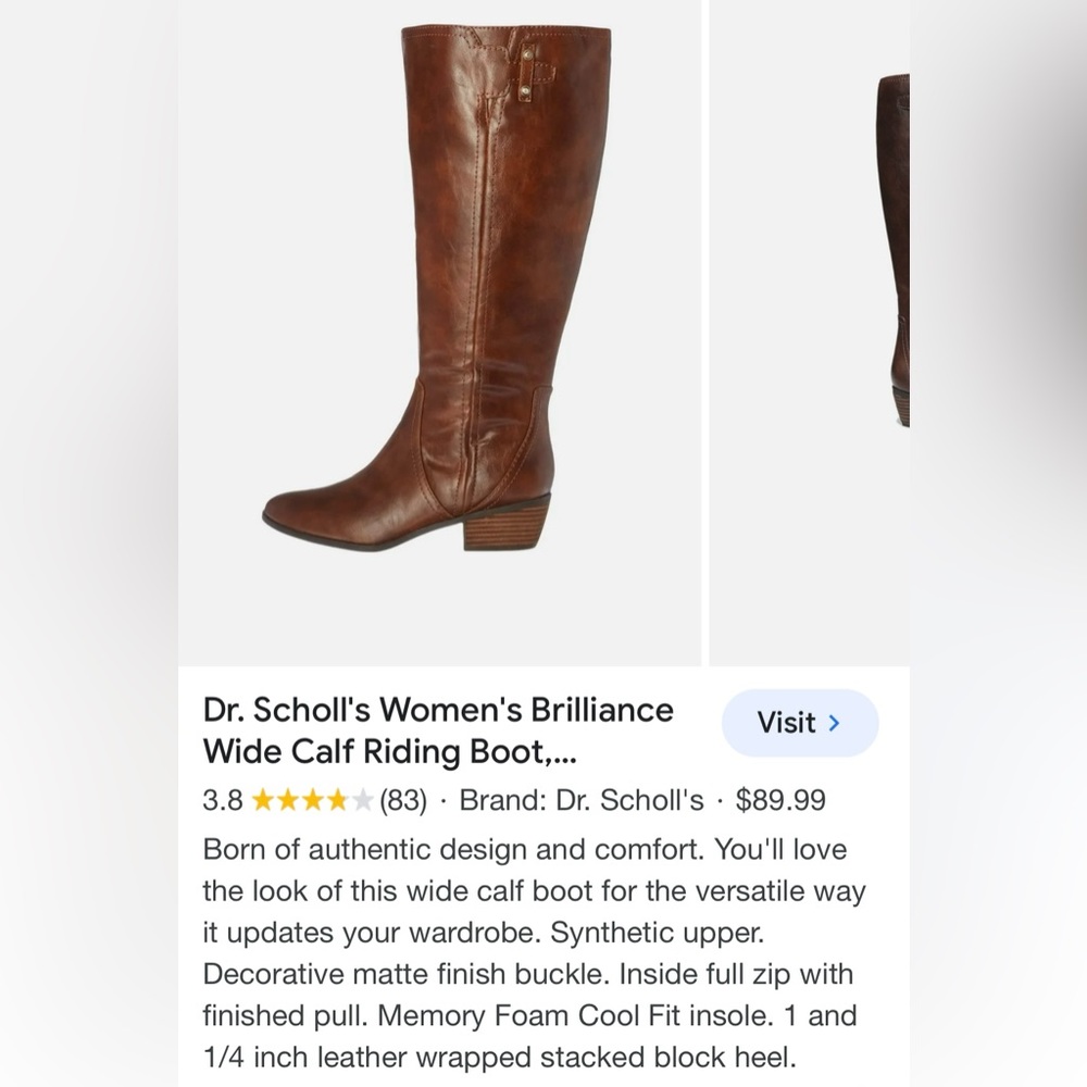 Dr Scholl’s women’s riding boots - worn very little - size 9